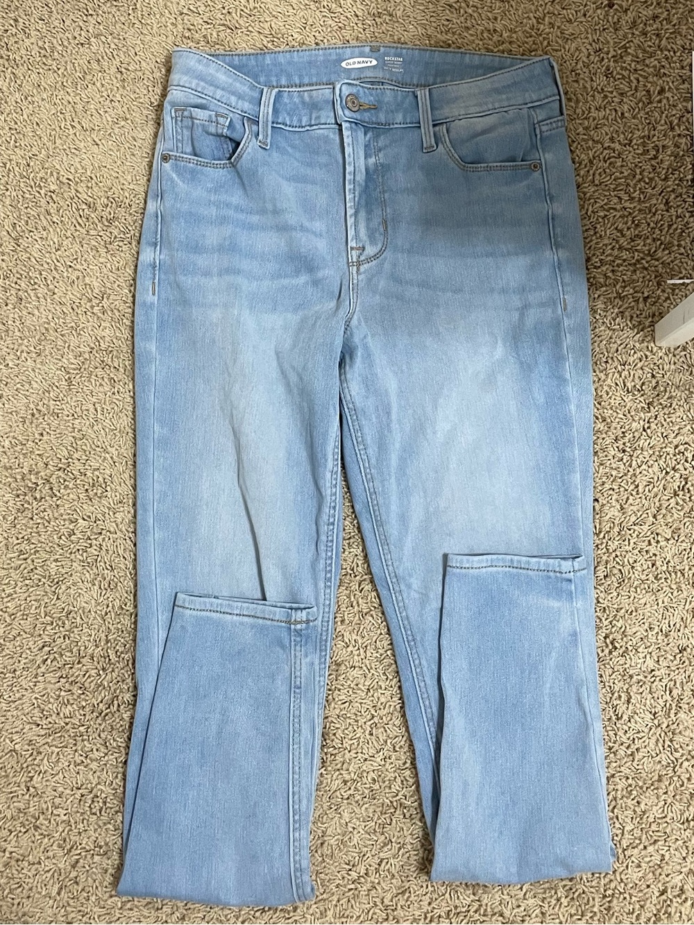 Old Navy Light Blue Stretchy Skinny Jeans